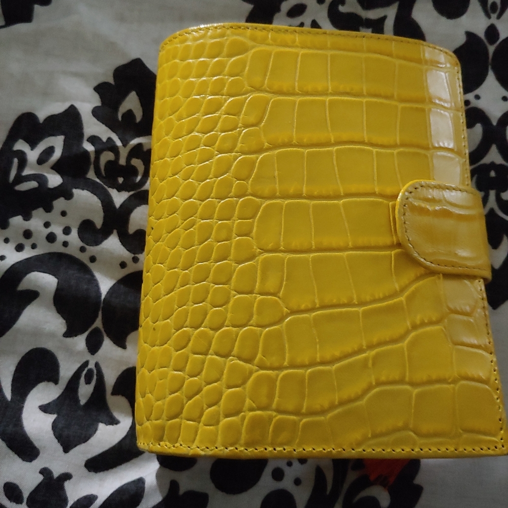 Moterm Pocket Rings yellow croc